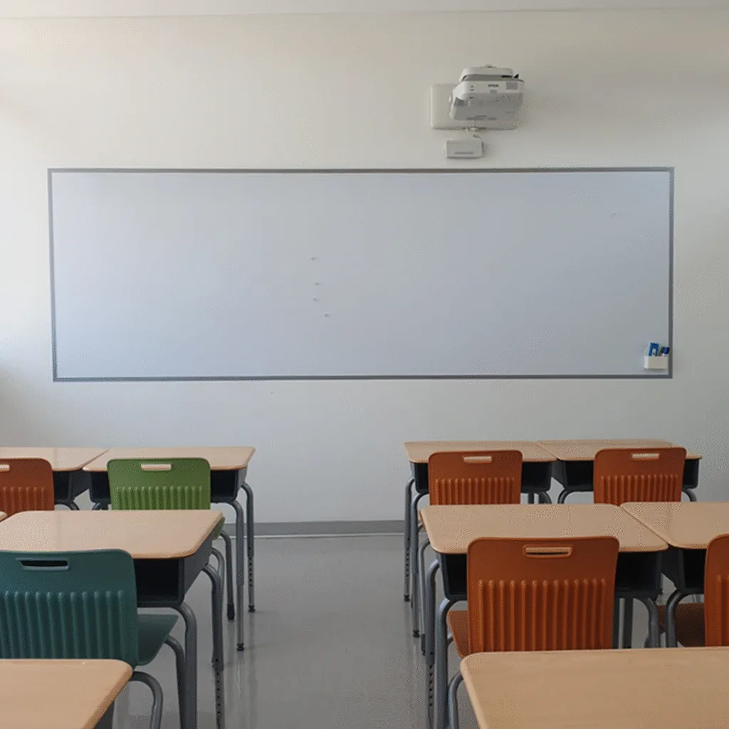 Instalación de pizarras mate en el Colegio Santa Margarita