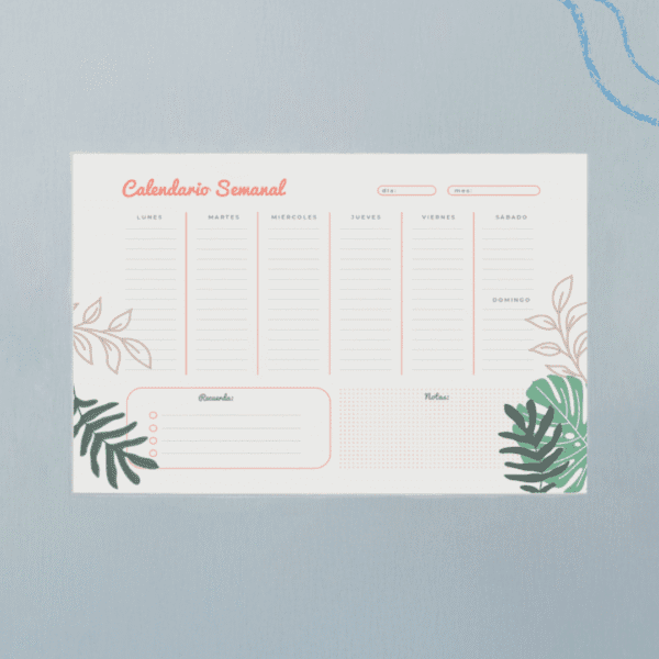 Planner PZR - Naranja