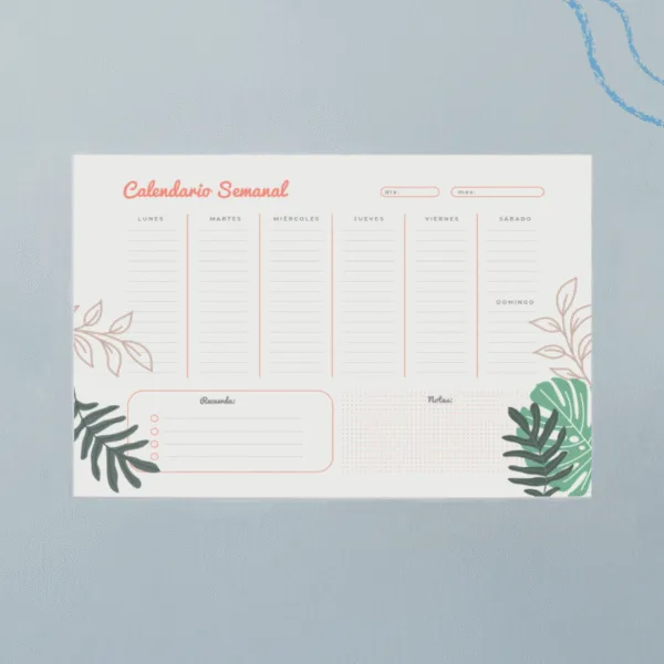 Planner PZR - Naranja
