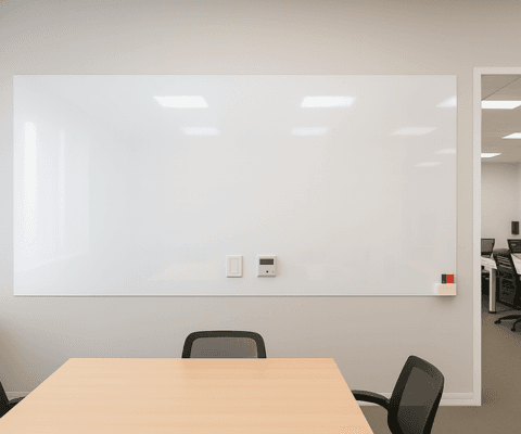 Pizarra brillante oficina