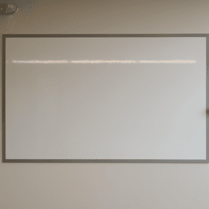 Pizarra Blanca Brillante Reposicionable - 90 x 60 cm